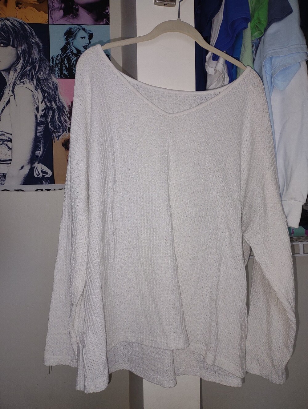 White Long Sleeve Crochet Swim Suit Throw Over